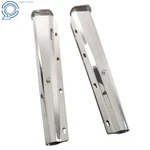 Stainless Steel 30" Straight Mud Flap Hanger 1 1/8 Bolt Semi Truck Tapered. Fixed Price $66.97.