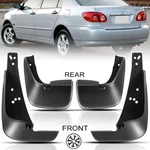 For 2003-2008 Toyota Corolla Mud Flaps Mudguard Splash Guard Set Front+rear 4 Pc. Fixed Price $39.24.