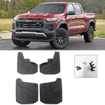 Front Rear Splash Mud Flap Guard Fit 2023-2025 Chevy Colorado With Fender Flare. Fixed Price $49.99.