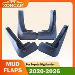 4 Pcs Mud Guards For 2020 - 2023 Toyota Highlander Front & Rear Splash Flaps. Fixed Price $24.59.