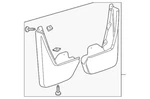 Gm Oem 15-20 Escalade Esv Quarter Panel Exterior Trim-mud Guard 84001666. Fixed Price $69.76.