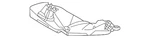 Genuine Mazda Protect Shield Dgh9-28-556. Fixed Price $6.76.