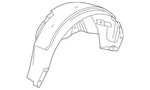 Gm Oem 10-16 Srx Quarter Panel Components-wheelhouse Liner 22868768. Fixed Price $144.99.
