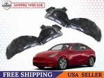 Front Right & Left Pair Side Inner Fender Liner For Tesla 2020-2024 Model Y. Fixed Price $103.93.