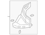 Genuine Audi Liner Extension 8w0-853-887-q. Fixed Price $67.15.