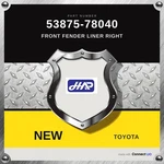 Genuine 2021 Lexus Nx300h Front Fender Liner Right 53875-78040. Fixed Price $1397.00.