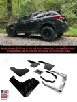 Rally Armor Ur Black Mud Flaps W/ Grey Logo For 2018-2023 Subaru Crosstrek. Fixed Price $164.11.