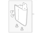 Genuine Ford Mud Flap 7c3z-16a586-aa. Fixed Price $63.01.