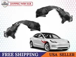 For Tesla Model 3 2017-2023 Front Right & Left Pair Wheel Fender Liner Splash. Fixed Price $122.93.