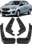 Genuine Full Set Splash Guards Mud Flaps For 2017-2020 Mitsubishi Mirage G4. Fixed Price $29.99.