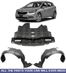 Engine Splash Shield Fender Liner For Kia Forte5 15-16 Front Lh & Rh Inner 1.6l. Fixed Price $249.48.