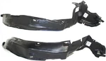 Front, Driver And Passenger Side Fender Liner For Honda Civic 1988-1991. Fixed Price $48.50.