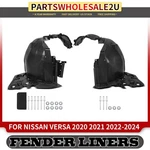 2x Pp Inner Fender Liners Splash Guard Shield Front For Nissan Versa 2020-2024. Fixed Price $229.99.