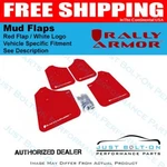 Rally Armor For 12-18 Hyundai Veloster Ur Red Mud Flap W/ White Logo. Fixed Price $142.00.