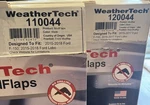 Weathertech No-drill Mudflaps 110044 120044 Front + Rear Open Box 2015-17 F-150. Fixed Price $124.99.