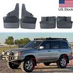 4pcs Front & Rear Splash Guards Mud Flaps For Toyota Land Cruiser Base 1998-2007. Fixed Price $61.99.