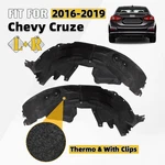Pair Rear Fender Liners 2016-2019 Chevrolet Cruze Left&right Side Thermo W/clips. Fixed Price $90.99.