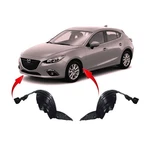Set Of 2 Fender Liners For Mazda 3 2014-2018 Ma1248145 Ma1249145 B45a56140h. Fixed Price $56.53.