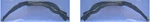 Front, Driver And Passenger Side Fender Liner For Nissan Pathfinder 1987-1997. Fixed Price $42.70.