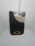 Nos Plasticolor Chevy Gold Bowtie Mud Flap Guards Set Of 2 Chevrolet 9x15 Nwt. Fixed Price $32.00.