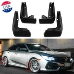 4x Black Front Rear Splash Mud Guards Flaps For Honda Civic 4dr Sedan 2016-2020. Fixed Price $33.99.