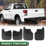 Mud Flaps Splash Guards For Toyota Tundra 2007-2013 W/o Wheel Lips Front & Rear. Fixed Price $38.59.