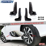 Sport Exterior Mudguard Fender Flare Mud Flaps 4pc/set For Civic Hatchback 2017+. Fixed Price $28.79.