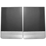 2pc Universal Mud Flaps W/ Stainless Steel Plates Semi Trailer Truck 24" X 36". Fixed Price $99.44.