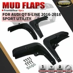 4x Rh + Lh Splash Guards Mud Flaps Mudguards Molded For Audi Q7 S-line 2016-2018. Fixed Price $38.03.