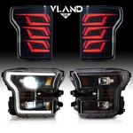 Vland For 2015-2017 Ford F-150 Full Led Headlights+smoke Tail Lights W/animation. Fixed Price $731.99.