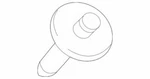Oem New 2018-2020 Ford Ecosport Left Clip Fender Liner Fastener Aa6z-16k194-a. Fixed Price $9.54.
