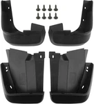 Boxi (set Of 4) Front And Rear Side Mud Flaps Splash Guards Mudflaps Black. Fixed Price $36.82.