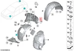 Genuine Bmw F34 318d 320d Cover Wheel Arch Rear Section Front Left 51717288907. Fixed Price $89.39.