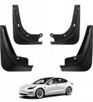 Mud Flaps Splash Guards Fenders Tesla Model 3 2017-2023 Set Of Four All Weather. Fixed Price $14.95.