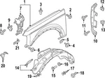 Ford Oem 2021-2024 Bronco Front Shield Bracket M2dz16b116c New In Package. Fixed Price $14.70.