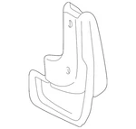 Genuine Toyota Mud Guard 76621-06010-e0. Fixed Price $18.77.