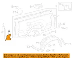 Toyota Oem 16-23 Tacoma Front Side Panels-side Panel Protector 7692504030. Fixed Price $34.87.