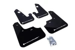 Rally Armor Mf8-ur-blk/wh Ur Polyurethane Mud Flaps For 2007-2017 Mitsubishi Lan. Fixed Price $142.00.