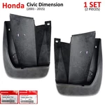 Fits Honda Civic Dimension Sedan 2001 05 Lh+rh Rear Mud Splash Guard. Fixed Price $112.87.