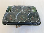 1968 - 1971 C3 Corvette Dash Cluster With Clock & Clear Cover, Oem Gm. Fixed Price $175.00.