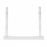 United Pacific 21in X 24 In Chrome Straight Anti-sail Bracket With 2 Bottom P. Fixed Price $31.65.