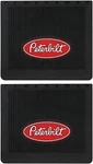 Peterbilt Mf0003p-fg 16"x14"x 1/4" Oem Ribbed Front Fender Black Mud Flaps-set. Fixed Price $105.95.