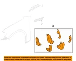 Honda Oem 21-25 Tlx Fender Exterior Trim-mud Guard 08p00tgv200a. Fixed Price $185.00.