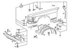 Genuine Mercedes-benz Bulkhead 107-884-04-35. Fixed Price $195.57.
