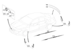 Genuine Mercedes-benz Mud Flaps - Front Set Black 246-890-00-78. Fixed Price $70.64.