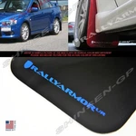 Rally Armor Ur Black Mud Flaps W/ Blue Logo For 2008-2015 Evolution Evo X. Fixed Price $142.49.