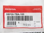 Genuine Oem Honda 08p00-tba-100 Splash Guards Mud Flaps 4pc Set 16-21 Civic 4dr. Fixed Price $68.05.