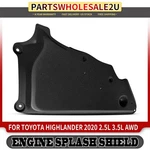 Engine Splash Shield For Toyota Highlander 2020 Awd 514440e060 Rear Driver Side. Fixed Price $68.99.
