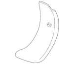 Genuine Gm Mud Guard 22704146. Fixed Price $38.32.