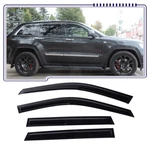 For 2011-2021 Jeep Grand Cherokee Side Window Visor Rain Sun Guard Deflector 4pc. Fixed Price $27.90.